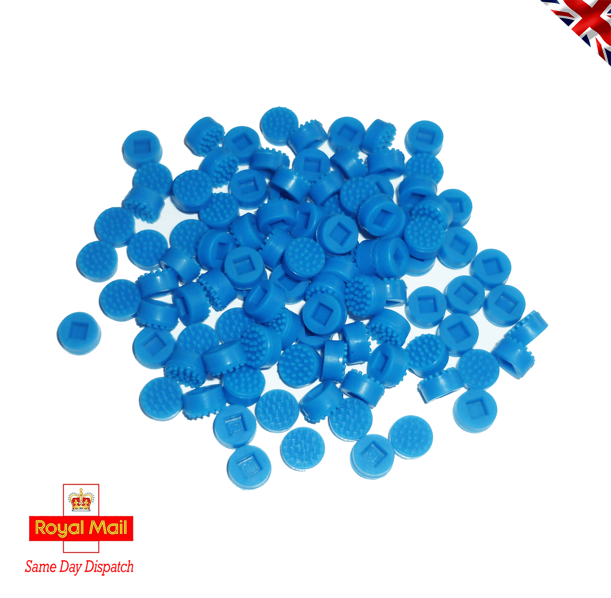 100 x Dell HP Toshiba Blue Mouse Pointer Trackpoint Cap Nipples 4mm Post