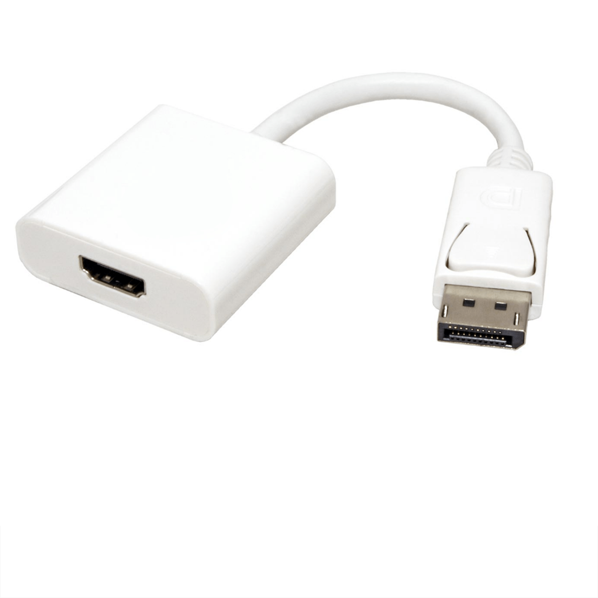 Display Port DP Male to HDMI Female Adapter White
