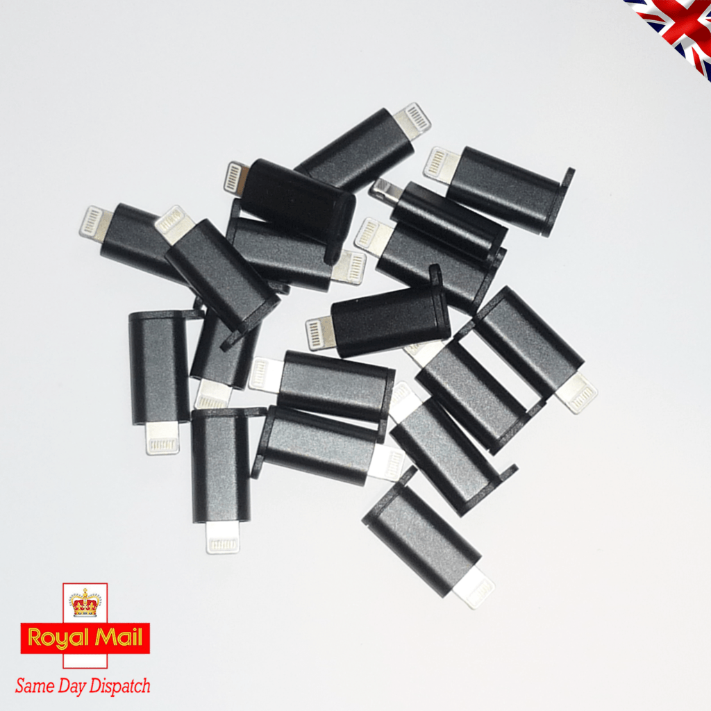 Lightning to Type C USB Adapter Black Aluminium Case