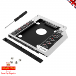 9.5 mm to 2.5" HDD, 2nd HDD, DVD RW Bay Caddy Adapter
