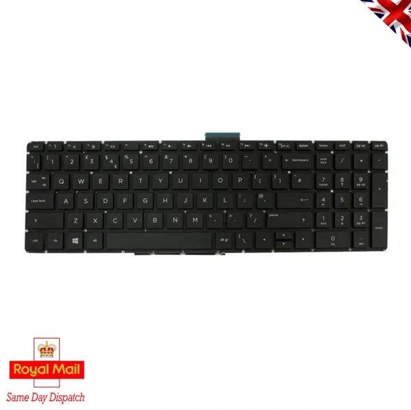 New HP 15-BS | 15-BW | 250 G6 | 255 G6 | 256 G6 | 258 G6 UK Keyboard 925010-031