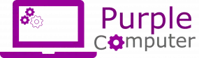 Purple computer Logo