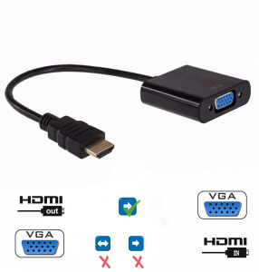 HDMI VGA Adapter Black