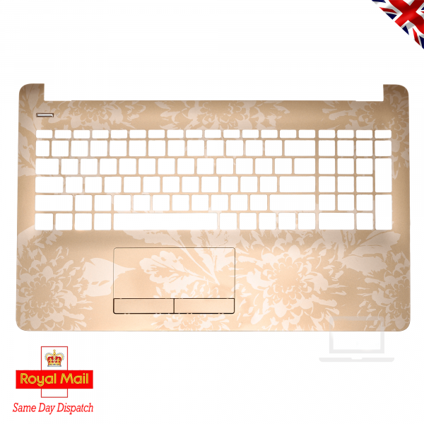 HP Gold Decorated Palmrest AP204000651. ✅ FREE UK Shipping ✅ Quality Assured ✅ UK Stocks ✅ Same Day Dispatch Compatible Models: 15-BS Series 15-BW Series 250 G6 Series 255 G6 Series