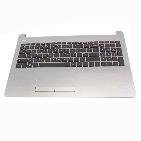 HP Pavilion Silver Palmrest & UK QWERTY Keyboard15-BS 250 G6 255 G6 929904-031