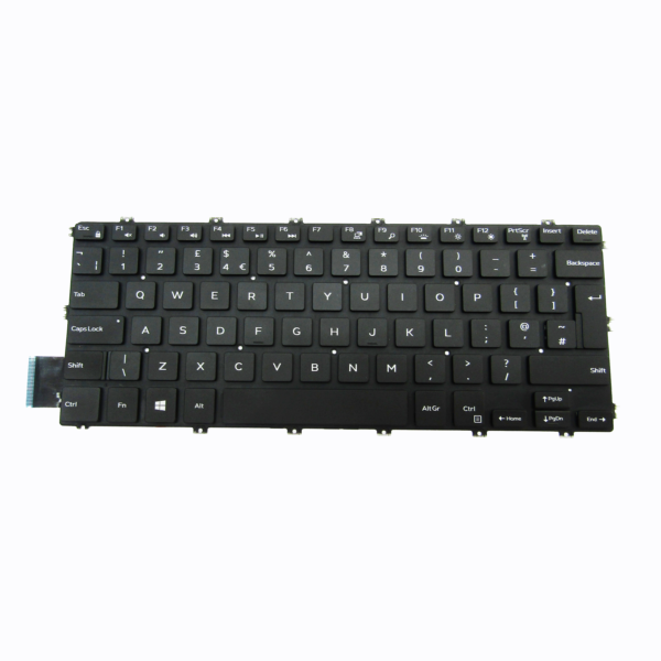 Black UK QWERTY Backlit Keyboard Part# 041KVJ for Dell Inspiron 14 – 5000 2-IN-1 Series