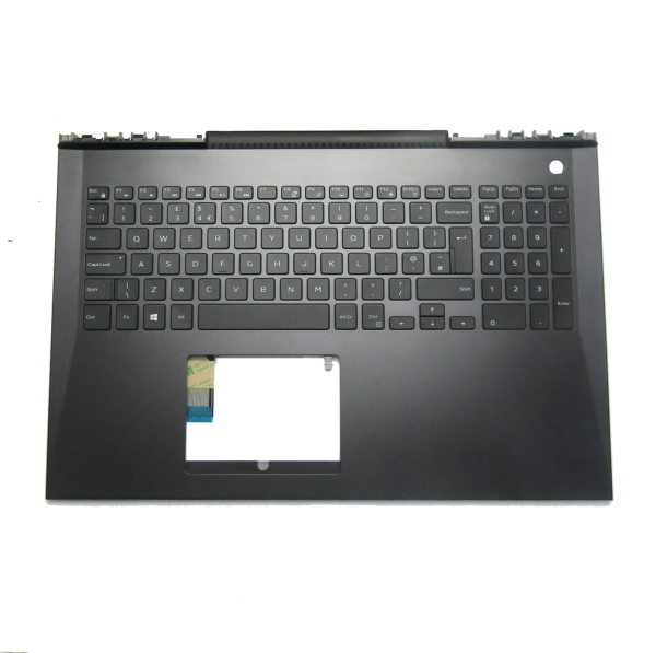 StoneTaskin CN-0T08KT. For Dell Inspiron 15 Gaming 7577 G5 5587 Laptop Top Case Backlit Keyboard