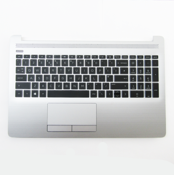 Asteroid Silver Palmrest for HP Pavilion